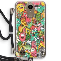 Vexx City: LG K10 (2017) Transparant Hoesje met koord