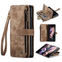 Caseme C30 Multifunctionele Samsung Galaxy Z Fold4 Wallet Case - Bruin - thumbnail