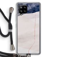 Stone White: Samsung Galaxy A42 5G Transparant Hoesje met koord