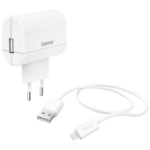 Hama 00201619 oplader voor mobiele apparatuur Smartphone, Tablet Wit AC Binnen