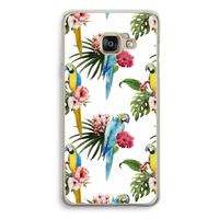 Kleurrijke papegaaien: Samsung Galaxy A3 (2016) Transparant Hoesje