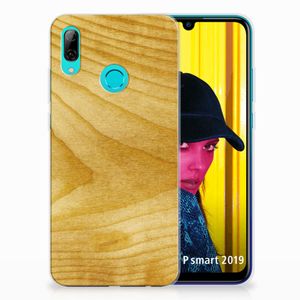 Huawei P Smart 2019 Bumper Hoesje Licht Hout