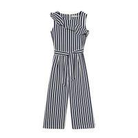 C&A Smart & Pretty gestreepte jumpsuit donkerblauw/wit - thumbnail
