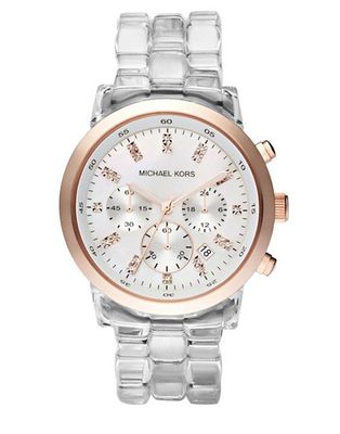 Horlogeband (Band + Kastcombinatie) Michael Kors MK5394 Kunststof/Plastic Multicolor