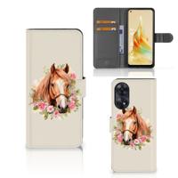 Telefoonhoesje | Met pasjeshouder | voor OPPO Reno8 T 4G Paard