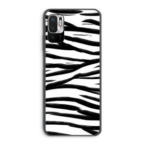 Zebra pattern: Xiaomi Redmi Note 10 5G Transparant Hoesje