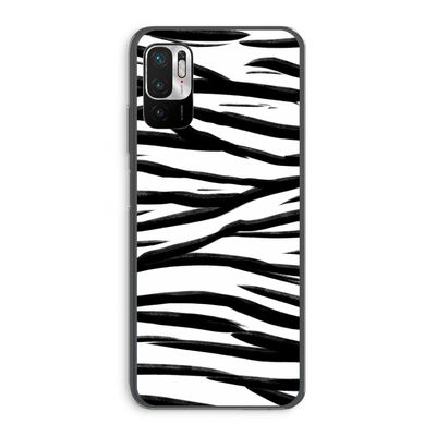 Zebra pattern: Xiaomi Redmi Note 10 5G Transparant Hoesje