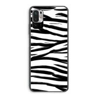 Zebra pattern: Xiaomi Redmi Note 10 5G Transparant Hoesje