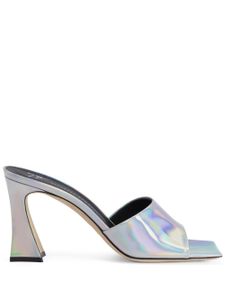 Giuseppe Zanotti mules Solhene 85 mm en cuir - Argent