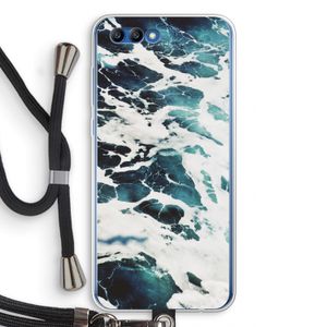 Golven: Honor 10 Transparant Hoesje met koord