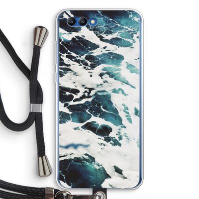 Golven: Honor 10 Transparant Hoesje met koord