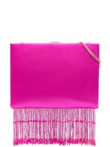 PINKO pochette à franges - Rose