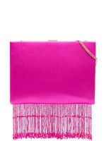 PINKO pochette à franges - Rose