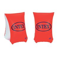 Intex 58641 drijflichaam voor zwembad & strand Zwart, Rood, Wit Patroon Zwemarmbandjes - thumbnail