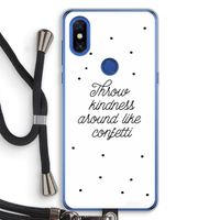 Confetti: Xiaomi Mi Mix 3 Transparant Hoesje met koord
