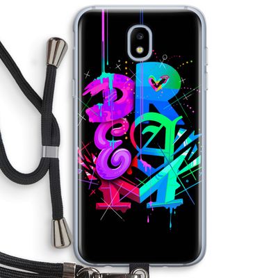 Dream: Samsung Galaxy J5 (2017) Transparant Hoesje met koord