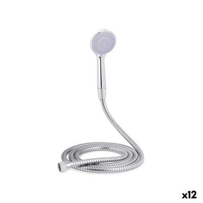 Een douchekop met een slang die rechtsreeks naar het water loopt Berilo Metaal 2 m 14 x 24,5 x 4,5 cm 14 x 4,5 x 24,5 cm (12 Stu