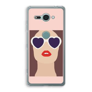 Red lips: Sony Xperia XZ2 Compact Transparant Hoesje
