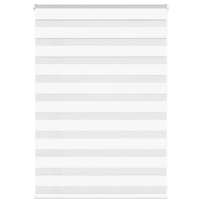 Zebra Blind 95x100 cm stofbreedte 90,9 cm polyester wit