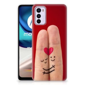 Motorola Moto G42 Silicone Back Cover Liefde - Origineel Romantisch Cadeau