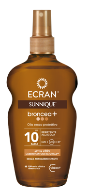 Ecran Sunnique Broncea+ Olie SPF10