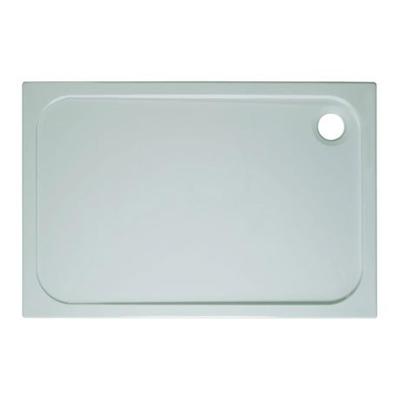 Crosswater Shower Tray douchebak 150x90x4.5cm exclusief afvoer 90mm met antikalkbehandeling stone resin wit SR0R91500