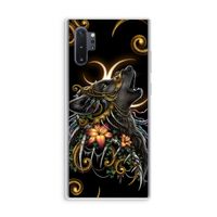 Huilende Wolf: Samsung Galaxy Note 10 Plus Transparant Hoesje