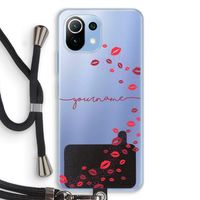 Kusjes: Xiaomi Mi 11 Lite Transparant Hoesje met koord