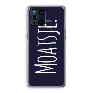 Moatsje!: Oppo Find X3 Transparant Hoesje