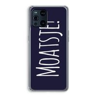 Moatsje!: Oppo Find X3 Transparant Hoesje