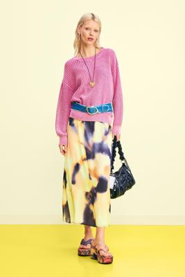 Fijne gebreide trui - RED - XL Fijne gebreide trui - RED - XL