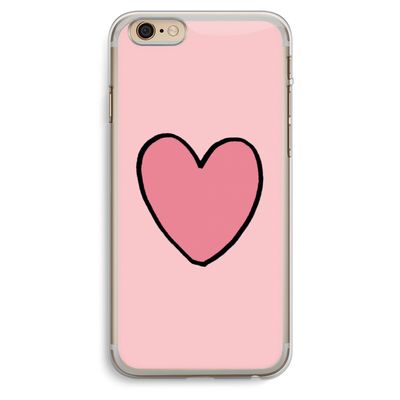 Hartje: iPhone 6 Plus / 6S Plus Transparant Hoesje
