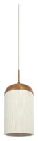 Light & Living Hanglamp 'Dania' Houtlook en touw, 28cm
