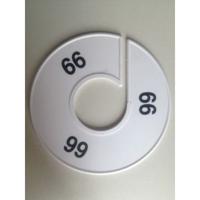 Maatring 11 cm wit/zwart 66