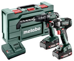 Metabo Accu Combo Set 2.8.5 | SB 18 (Klopboormachine) + SSD 18 LT 200 BL (Slagschroevendraaier) | 18 V | 2x2.0Ah, SC 30 | In Metabox - 685197000