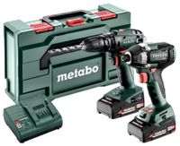 Metabo Accu Combo Set 2.8.5 | SB 18 (Klopboormachine) + SSD 18 LT 200 BL (Slagschroevendraaier) | 18 V | 2x2.0Ah, SC 30 | In Metabox - 685197000 - thumbnail