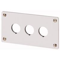 Eaton M22-E3 Inbouwframe 3 inbouwplaatsen (Ø x h) 22 mm x 72 mm Grijs 1 stuk(s)