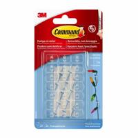 Haak voor ophanging 3M Transparant Plastic (20 Stuks) Haak voor ophanging 3M Transparant Plastic (20 Stuks)