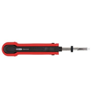 KS Tools 154.0118 Ontgrendelgereedschap voor platte stekker/platte stekkerhulzen 2,8 mm (KOSTAL SLK), 1-voudig verstelbaar