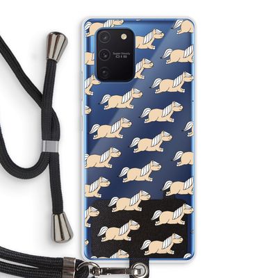 Ponys: Samsung Galaxy Note 10 Lite Transparant Hoesje met koord