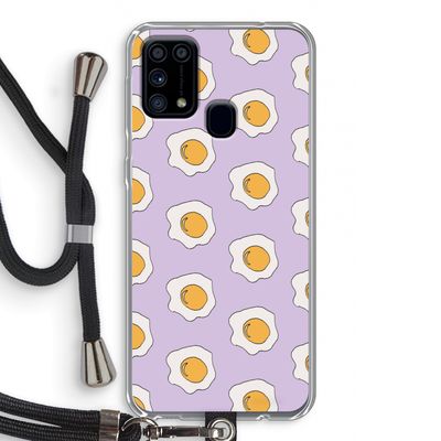 Bacon to my eggs #1: Samsung Galaxy M31 Transparant Hoesje met koord