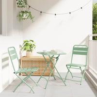 Bistroset 3 pcs Licht munt Staal