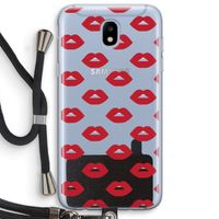 Lips: Samsung Galaxy J5 (2017) Transparant Hoesje met koord