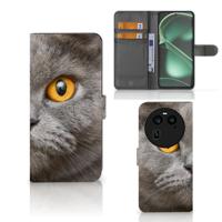 Telefoonhoesje | Met pasjeshouder | OPPO Find X6 Britse Korthaar