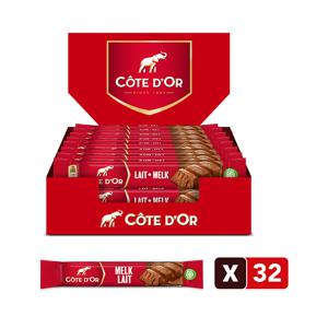 C&ocirc;te d'Or chocoladerepen - melk - 47g x 32