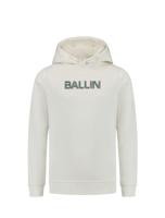 Ballin Zomer hoodie jongens - off wit - Dual line logo