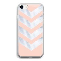 Marmeren pijlen: iPhone SE 2020 Transparant Hoesje