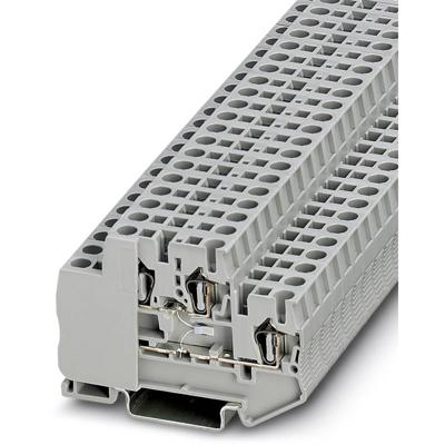 Phoenix Contact 3035564 Doorgangsserieklem 7.4 mm Spanveer Grijs 50 stuk(s)