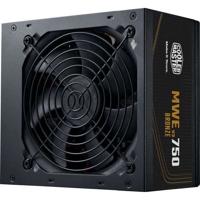 COOLER MASTER MWE Bronze 750W V2 - Alimentazione 750W - 230V (Certificato 80 Plus Bronze 5 anni di garanzia) Cavi piatti neri