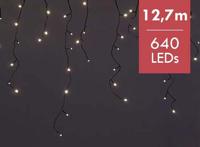 IJspegelverlichting LED 12,7 m - 640 Lampjes - Warm Wit Licht IJspegelverlichting LED 12,7 m - 640 Lampjes - Warm Wit Licht